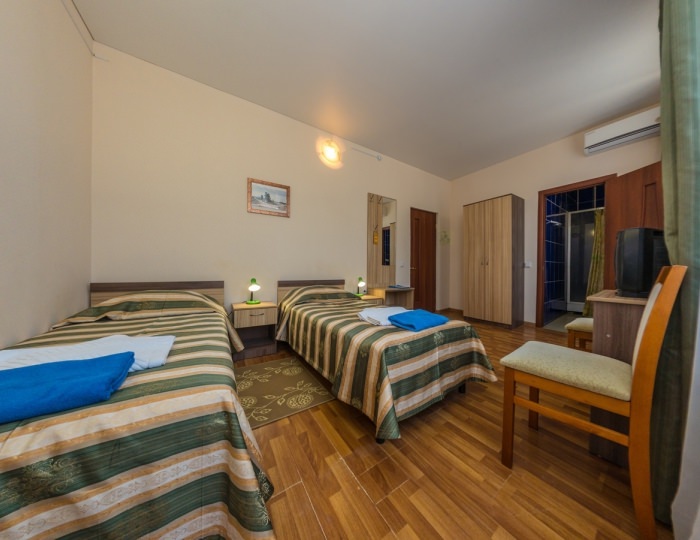 Стандарт двухместный без балкона (корпус 6) - Санаторий «Парус» Анапа